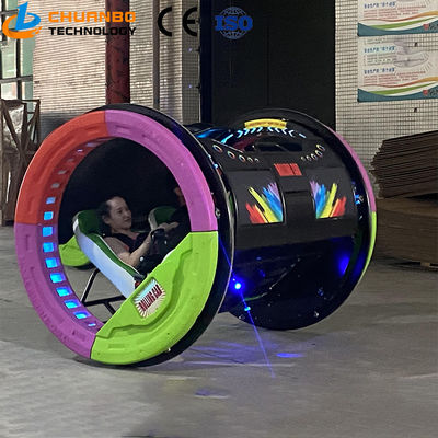 Chuanbo Technology Outdoor Carnival Amusement Park Rides Happy  Double Players 360 Degree Remote Control  Rolling Car