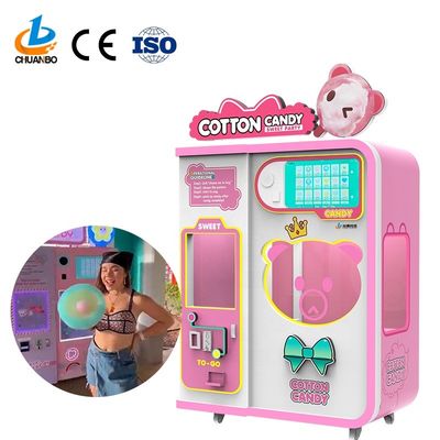 Fully Automatic Sugar Cotton Candy Vending Machine Accessories Spare Parts Full Automatic Cotton Candy Machine  Manufacturer