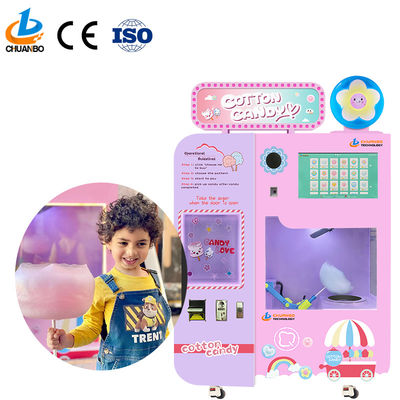 Manufacture  Electric Commercial  Factory Automatic Cotton Candy Vending Machine Floss Flower Candy Machine for Small Business