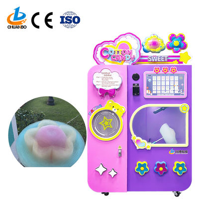 Chuanbo Technology Factory Direct Selling Full Automatic Cotton Candy Vending Machine Candy Floss Vending Machine for Mall