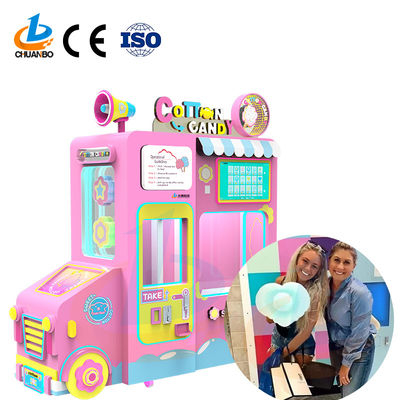 Commercial Automatic Electric Cotton Candy Floss Maker Professional Cotton Candy Machine  With Sugar Stick