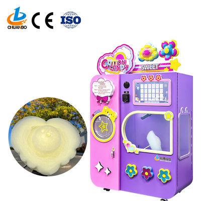 Latest Type Custom Commercial Vending Machine Sweet Fancy Cotton Candy Machine for Shopping Mall Cinema