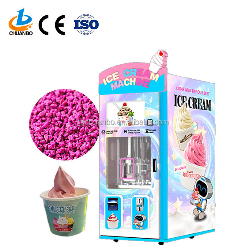 China  Factory Manufacture Automatic Ice Cream Machine With Wholesale Commercial Self Serve Ice Machine for Sale