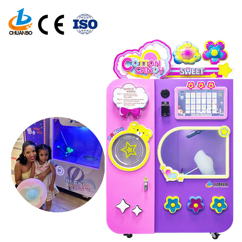 Commercial Electric Hot Fancy Cotton Candy Vending Machine /Automatic Floss Best Industrial Cotton Candy Machine